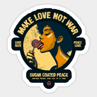 MAKE LOVE, NOT WAR Sticker